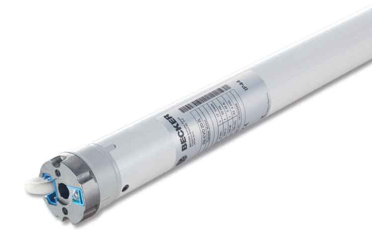 Napęd do rolet zewnętrznych z funkcją wykrywania przeszkód. BECKER ANTRIEBE