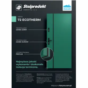 Drzwi antywłamaniowe 72 Ecotherm